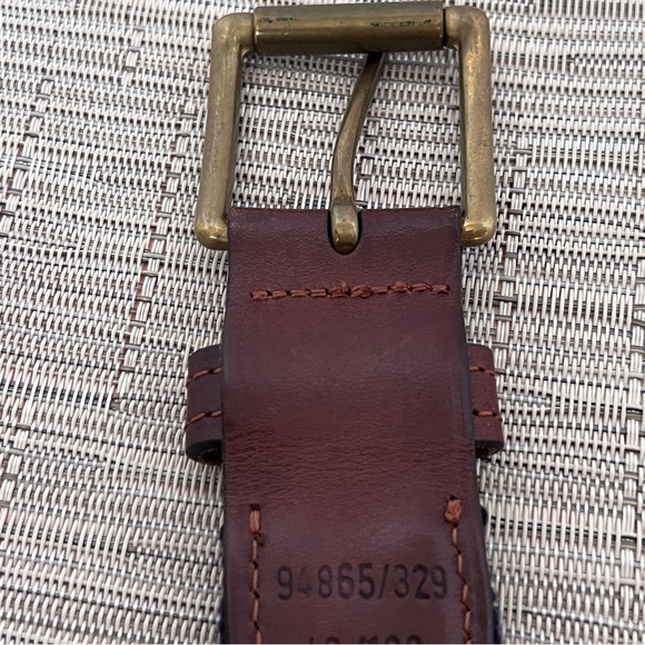 GANT Striped Webbing Belt Made In Italy Size 40 - Picture 8 of 8